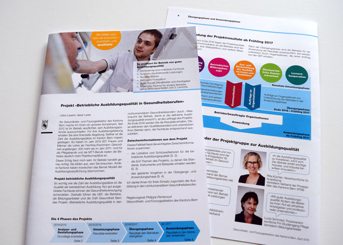 Factsheet GEF «Betriebliche Ausbildungsqualität in Gesundheitsberufen» 