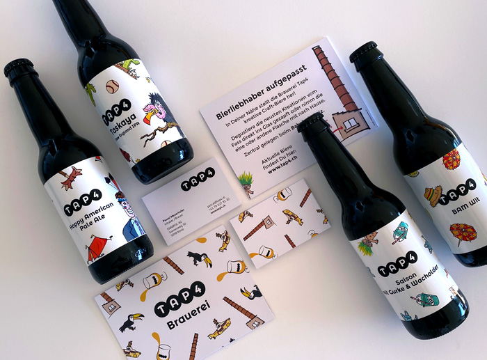 Corporate Design Brauerei Tap4