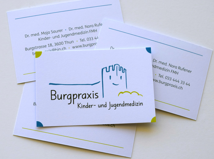 Visitenkarten Burgpraxis