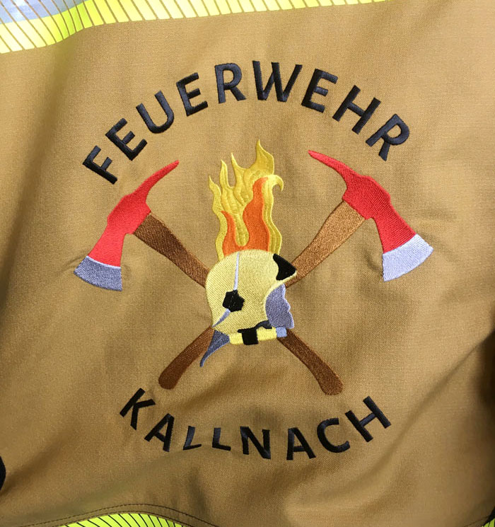 Feuerwehrjacke Feuerwehr Kallnach
