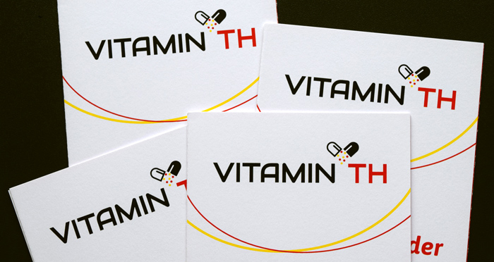 Logo Vitamin TH auf Flyer